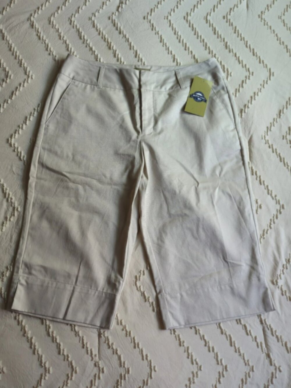 Vintage Shaver Lake 100% Cotton Shorts in Stone Size 8 NWT